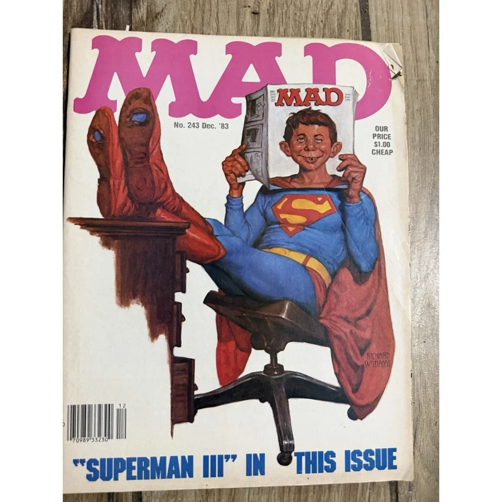Vintage 1983 MAD Magazine Issues 242 & 243, Lot of 2 comic‎ books